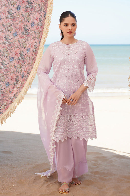 SAHAR LAWN CHIKANKARI UN-STITCHED 3PC | S24-CK-V2-06