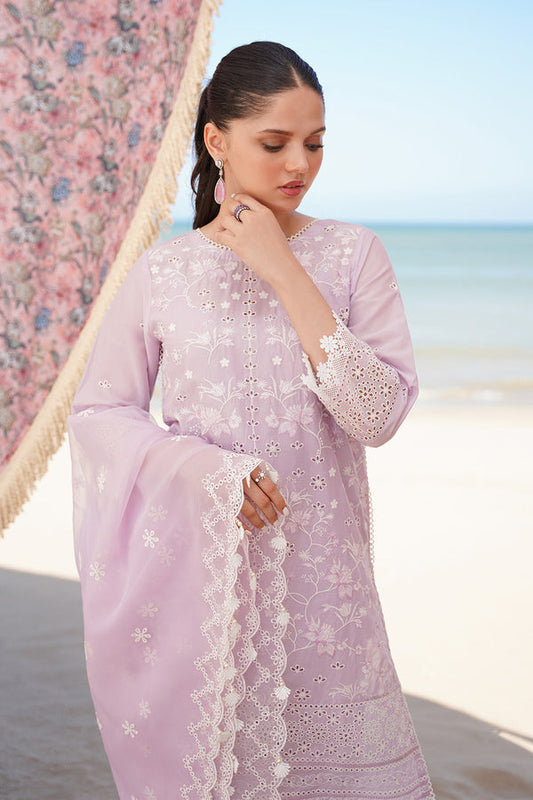 SAHAR LAWN CHIKANKARI UN-STITCHED 3PC | S24-CK-V2-06