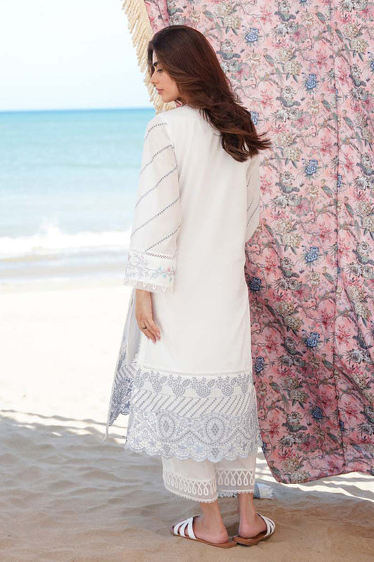 SAHAR LAWN CHIKANKARI UN-STITCHED 3PC | S24-CK-V2-10