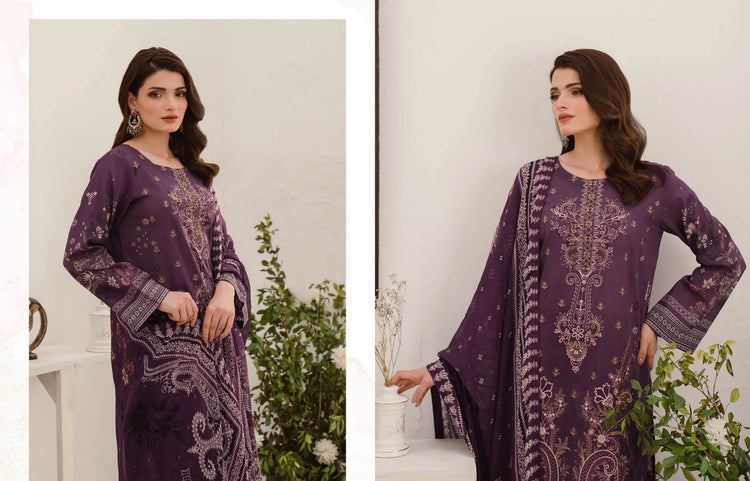 MASHAAL BY RAMSHA LUXURY LAWN-3PC | L-1011