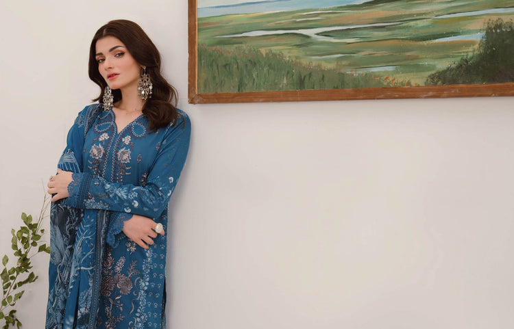 MASHAAL BY RAMSHA LUXURY LAWN-3PC | L-1012