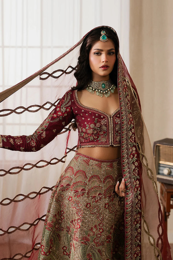QURBAT BY AYZEL UJN-STITCHED 3PC | Mulaaqaat