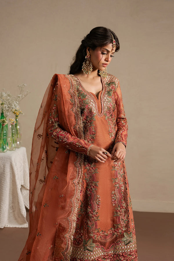QURBAT BY AYZEL UJN-STITCHED 3PC | Sahaara