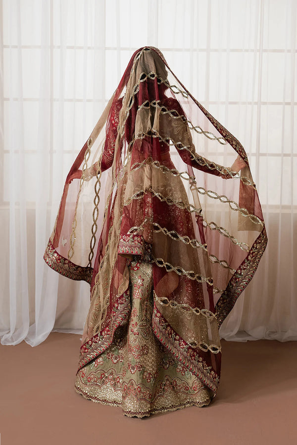 QURBAT BY AYZEL UJN-STITCHED 3PC | Mulaaqaat