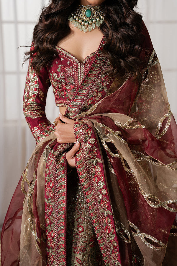 QURBAT BY AYZEL UJN-STITCHED 3PC | Mulaaqaat