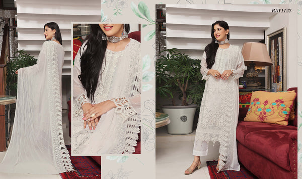 ZAAMIRAH BY BIN HAMEED SEMI-STITCHED 3PC | D-06