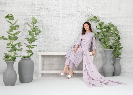 ZARIDA BY TAWAKKAL UN-STITCHED 3PC | D-1978