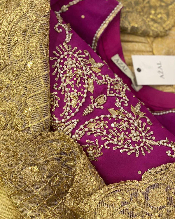 AZAL LUXURY PRET MAGENTA GOLD - 01