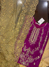 AZAL LUXURY PRET MAGENTA GOLD - 01