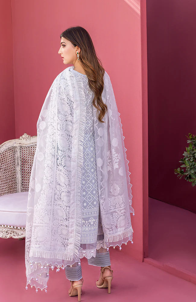 RUNGKARI EMBROIDERED LAWN UN-STITCHED 3PC BY MAHIYMAAN - A10