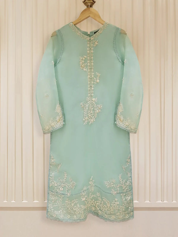 AGHA NOORTWO PIECE PURE ORGANZA S105261