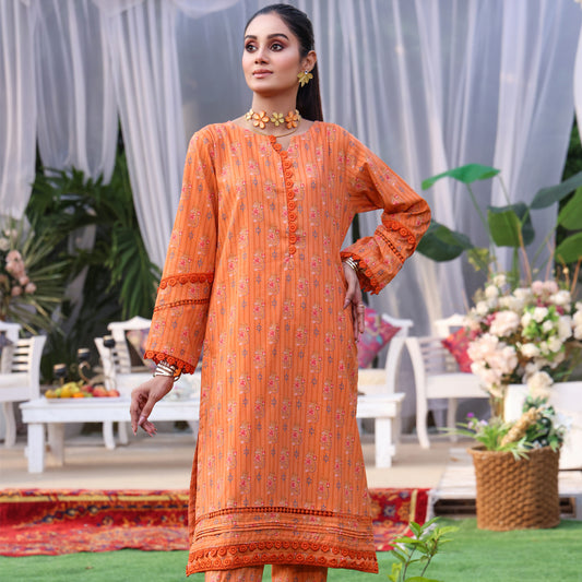 IDENTIC SEPERATES UN-STITCHED LAWN 2PC BY REGALIA - 19