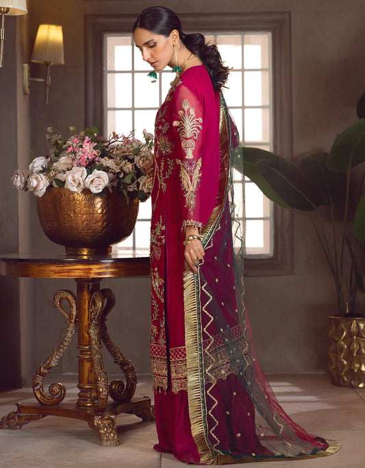 LE FESTA CHIFFON UN-STITCHED BY EMAAN ADEEL - LF-701