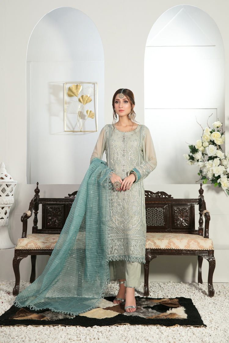 Esfir by Tawakkal - D – 1595 - Pakistani Suits - Buy on The Fashion Station  | Unstitched dress material, Fashion, Dress materials