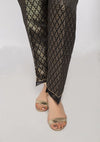 SADABAHAR JACQUARD JAMAWAR STITCHED PANTS BLACK - 43