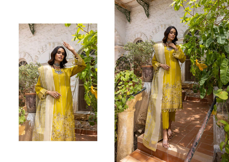 KALYAN CHIKANKAR EMBROIDERED LAWN BY ZS -04