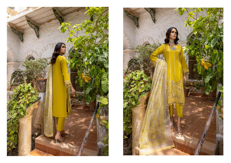 KALYAN CHIKANKAR EMBROIDERED LAWN BY ZS -04