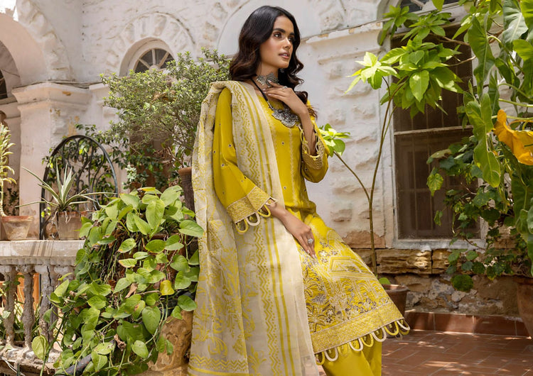 KALYAN CHIKANKAR EMBROIDERED LAWN BY ZS -04