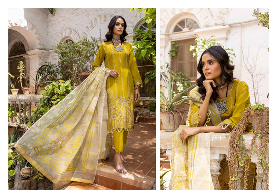 KALYAN CHIKANKAR EMBROIDERED LAWN BY ZS -04