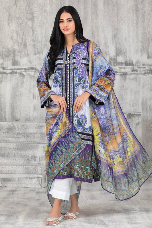 REGALIA LAWN UN-STITCHED 3PC BY GUL AHMED- RGF-32013