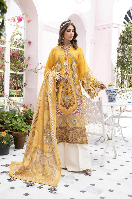 VITALIA UN-STITCHED LUXURY LAWN D-04