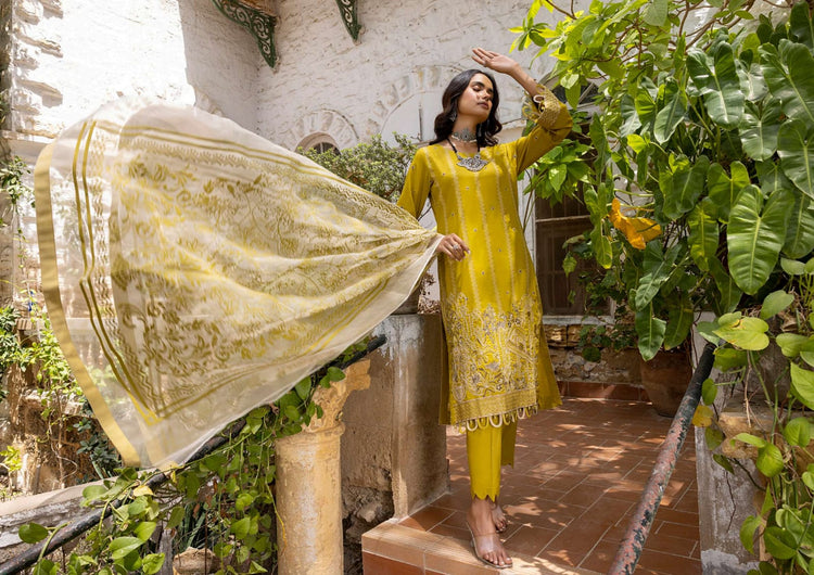 KALYAN CHIKANKAR EMBROIDERED LAWN BY ZS -04