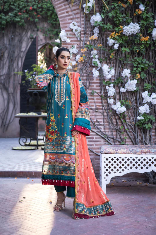 THE MODA UN-STITCHED LUXURY LAWN -MFD-22-E8