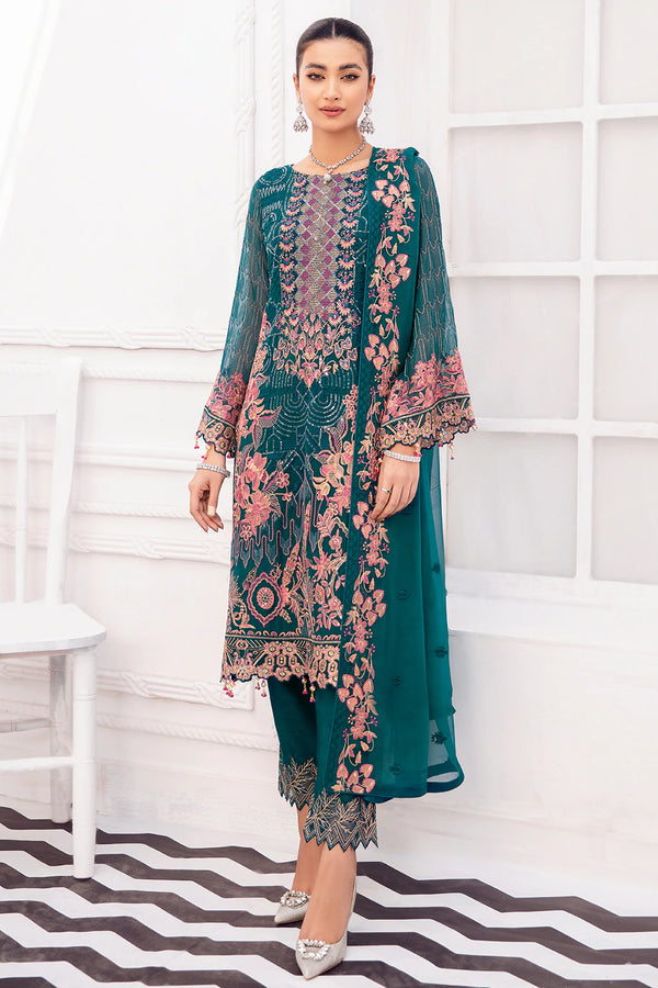 RANGOON BY RAMSHA UNSTITCHED - D- 808