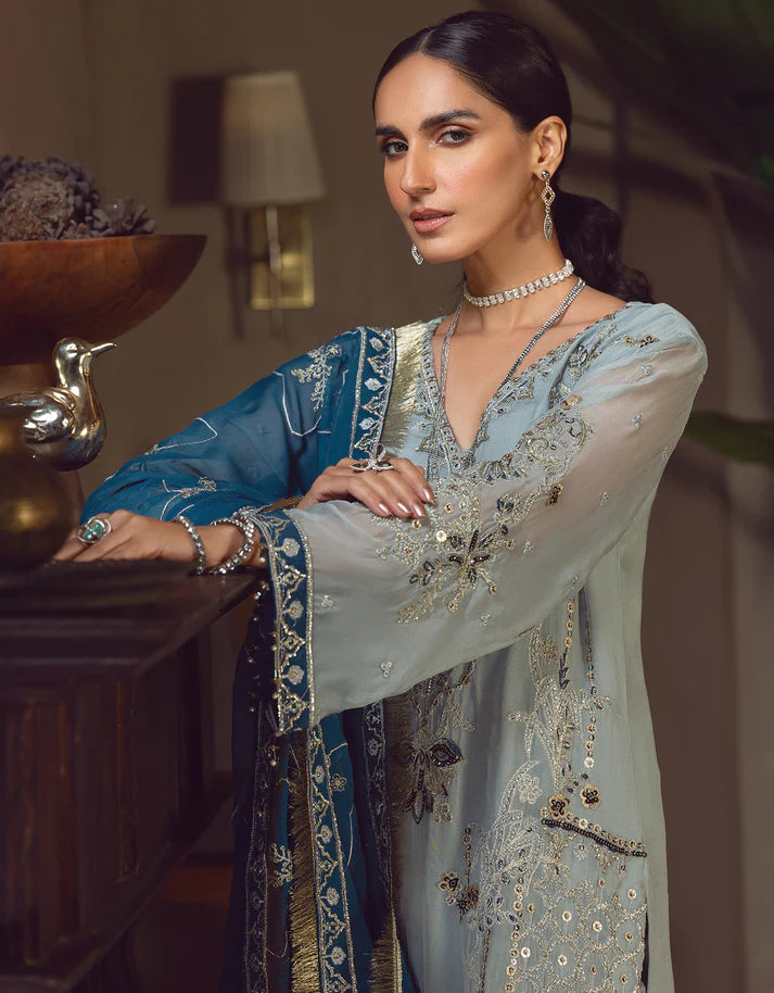 LE FESTA CHIFFON UN-STITCHED BY EMAAN ADEEL - LF-709