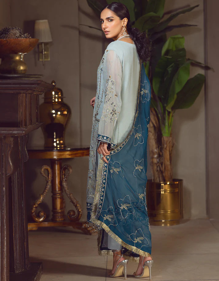 LE FESTA CHIFFON UN-STITCHED BY EMAAN ADEEL - LF-709