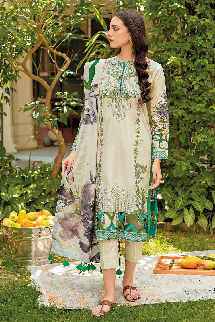 Gul Ahmed 3PC Unstitched Cotton Zari Suit CNZ-12003