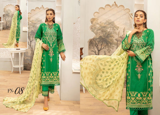 NUR FESTIVE CHUNRI PRINTED COLLECTION FN-08