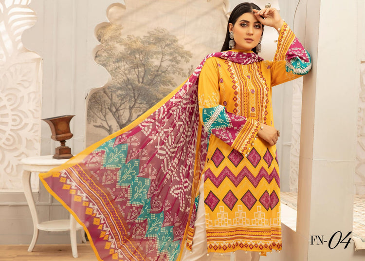 NUR FESTIVE CHUNRI PRINTED COLLECTION FN-04