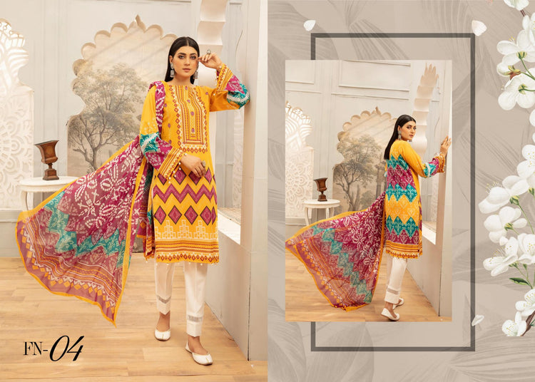 NUR FESTIVE CHUNRI PRINTED COLLECTION FN-04